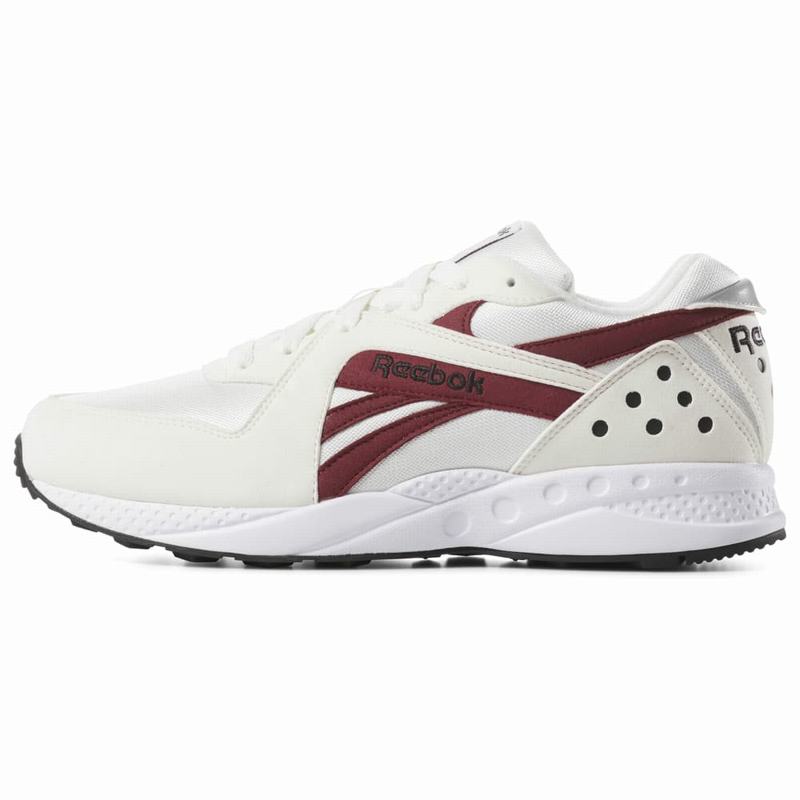 Tenisi Reebok Pyro Barbati Albi/Visinii/Negrii Romania DK9123VX